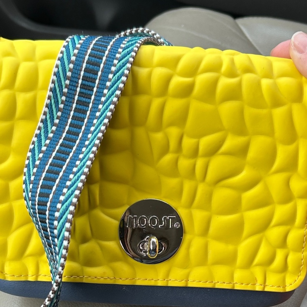 Moost interchangeable straps Yellow and Blue Women's Bag waterproof